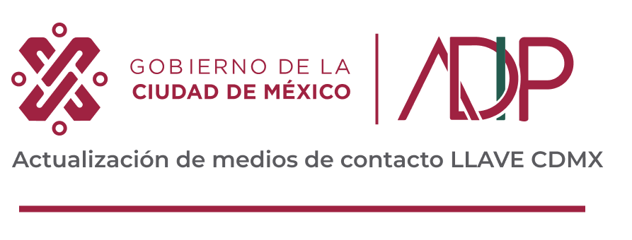 Actualización de medios de contacto de Llave CDMX Expediente